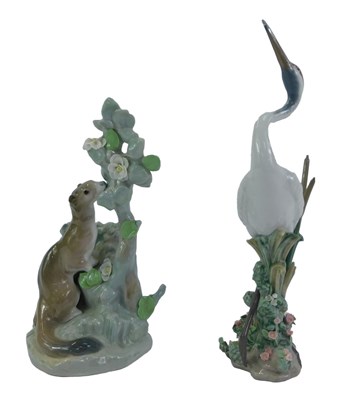 Lot 34 - Two Lladro porcelain figures, modelled as a...