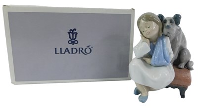 Lot 38 - A Lladro porcelain figure group, modelled as a...