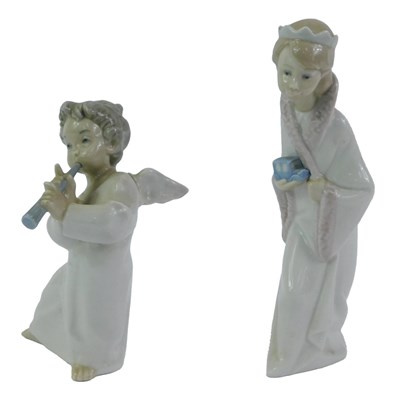 Lot 36 - Two Lladro porcelain figures, modelled as a...