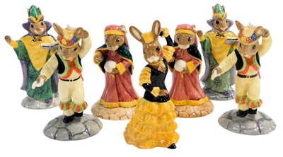 Lot 267 - Seven Royal Doulton Bunnykins...