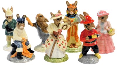 Lot 271 - Seven Royal Doulton Bunnykins...