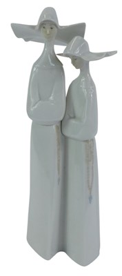 Lot 273 - A Lladro porcelain figure group, modelled as...