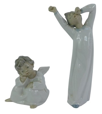 Lot 277 - Two Lladro porcelain figures, modelled as a...