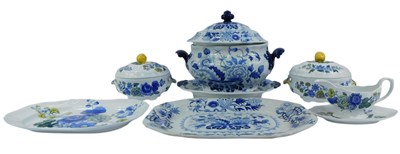 Lot 282 - A Copeland Spode pottery part dinner service,...