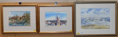 Lot 2348 - Pam Powell (British, 20thC) Mundesley Beach,...
