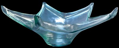 Lot 147 - A contemporary glass dish, of star form, 45cm...
