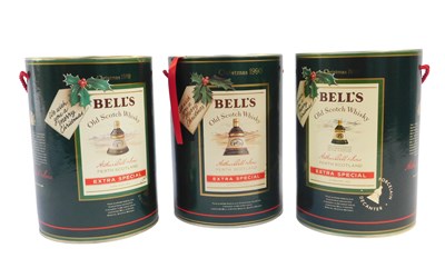 Lot 14 - Three Bell's Scotch whisky Christmas decanters,...