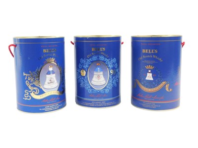 Lot 15 - Three Bell's Scotch whisky commemorative...