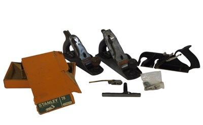 Lot 155 - Two Stanley planes, comprising a 4 and a 4½,...