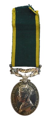 Lot 202 - A Territorial Efficiency Medal, awarded to J.H....