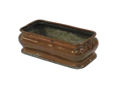 Lot 189 - A copper planter, of rectangular form, with...