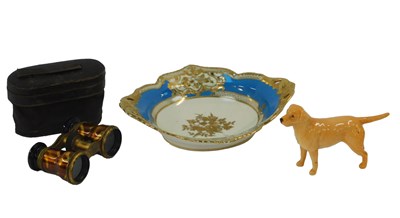 Lot 194 - A Noritake porcelain twin handled trinket dish,...