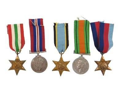 Lot 219 - A collection of WWII medals, to include 39/45...