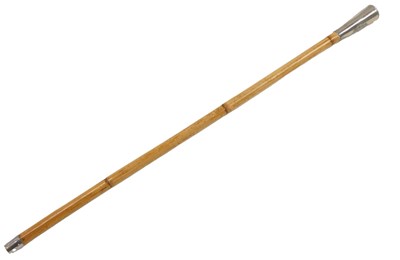 Lot 226 - A bamboo swagger stick, with Hampshire...