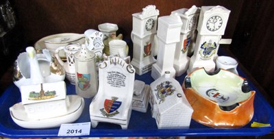 Lot 2014 - A selection of Goss and Arcadian china. (1 tray)