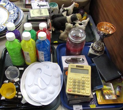 Lot 2037 - A Samsung S6 mobile phone, Casio MX8B...