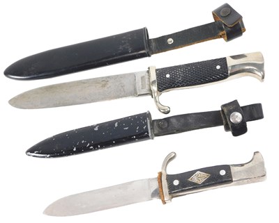 Lot 246 - A post-war German boy scouts knife, blade...