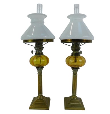 Lot 350 - A pair of late 19th/early 20thC oil...