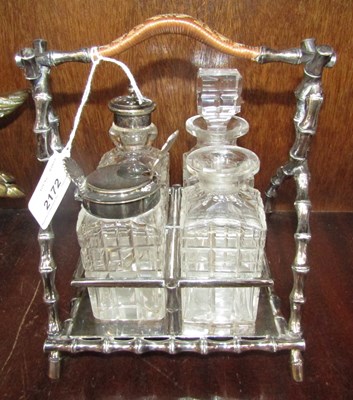 Lot 2172 - A James Deakin and Sons silver plated four...
