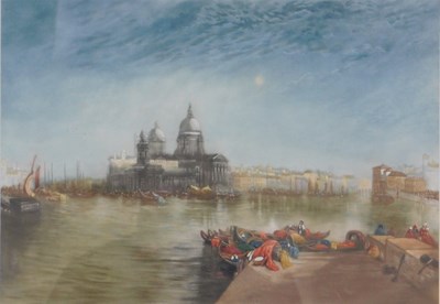 Lot 370 - After Antoine Gaymond. Study of Venice,...