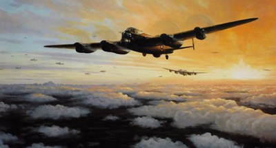 Lot 379 - Mark Postlethwaite. Lancaster Dusk, signed...