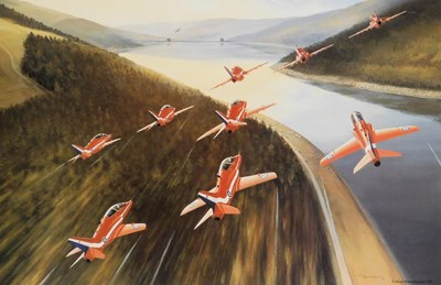 Lot 382 - Mark Postlethwaite. Lancaster Salute, signed...