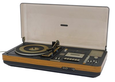 Lot 445 - A Bush tabletop radiogram, with tape deck,...
