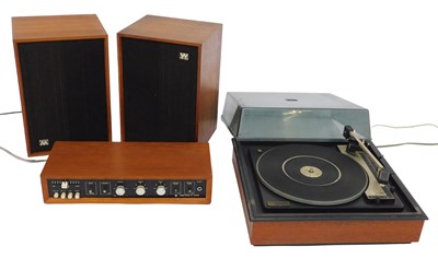 Lot 446 - A BRS McDonald MP60 turntable, an Amstrad...