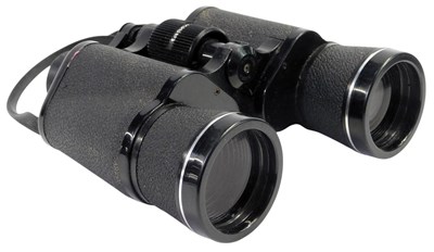 Lot 401 - A pair of Tasco Zip 12x50mm binoculars, cased.