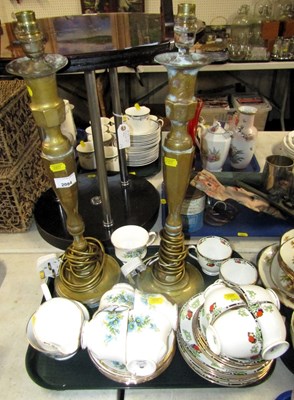 Lot 2084 - A Queen Anne part tea service, another part...