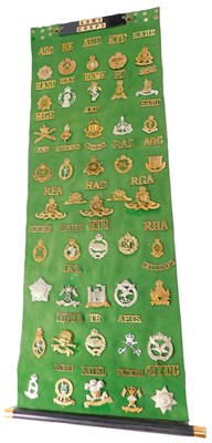 Lot 263 - A collection of British Army cap badges, and...