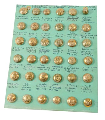 Lot 274 - A collection of buttons, including The Royal...