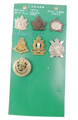 Lot 277 - A small collection of Canadian cap...