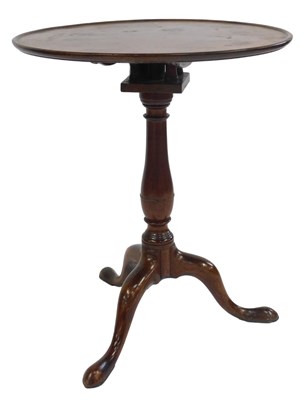 Lot 472 - A George III mahogany occasional table, the...