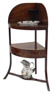 Lot 460 - An early 19thC mahogany and boxwood strung bow...