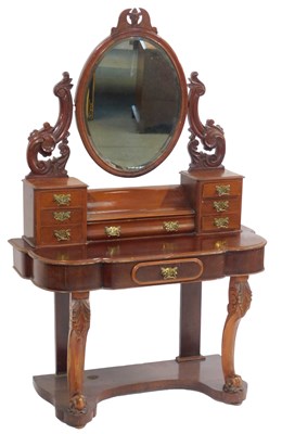 Lot 505 - A Victorian mahogany Duchess dressing...