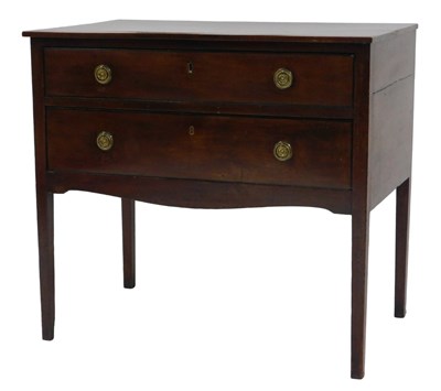 Lot 506 - An Edwardian mahogany dressing table, with two...