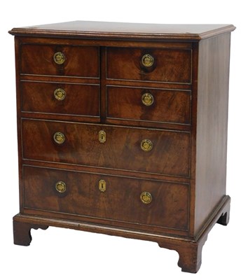 Lot 512 - A 19thC mahogany night commode, the...