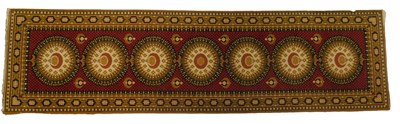 Lot 520 - A machine woven runner in Eastern...