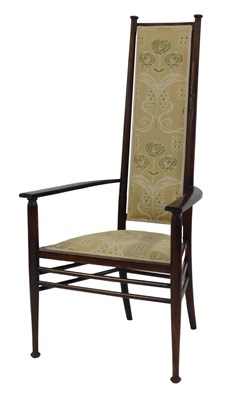 Lot 536 - An early 20thC Arts & Crafts style stained...