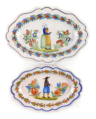 Lot 308 - A near pair of mid 19thC Adolphe Porquier...