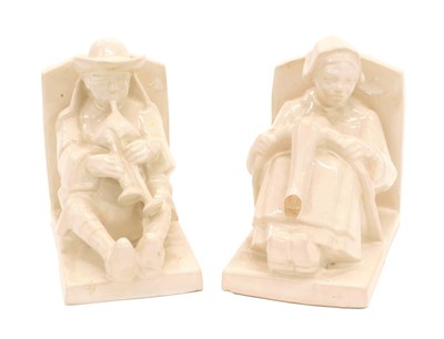 Lot 339 - A pair of 1920s Henry Delcourt Faience...