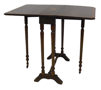 Lot 482 - An Edwardian mahogany and satinwood...