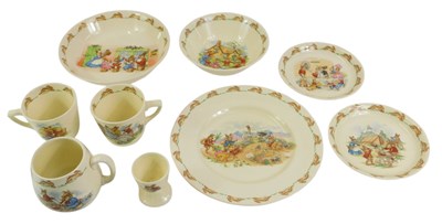 Lot 426 - A group of Royal Doulton Bunnykins items, to...
