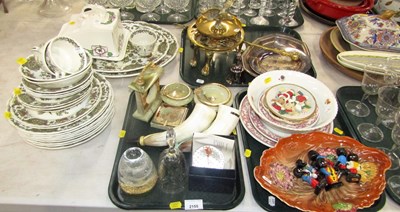 Lot 2155 - Ceramics and brassware, including a large...