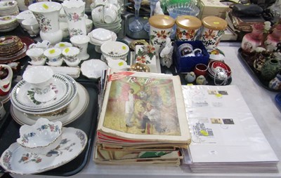 Lot 2162 - Ceramics and paper ephemera, including 1972...