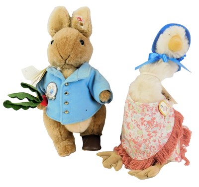 Lot 564 - A Steiff Beatrix Potter Jemima Puddle-Duck...