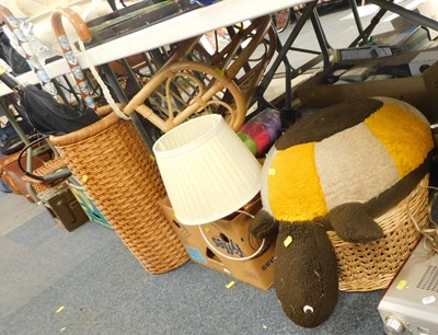 Lot 2192 - A large footstool in the form of a turtle,...
