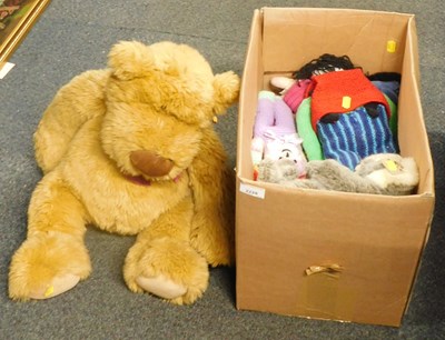 Lot 2228 - Soft toys, including Teddy bears, koala, etc.,...