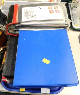 Lot 2248 - Approx five albums containing stamps and first...